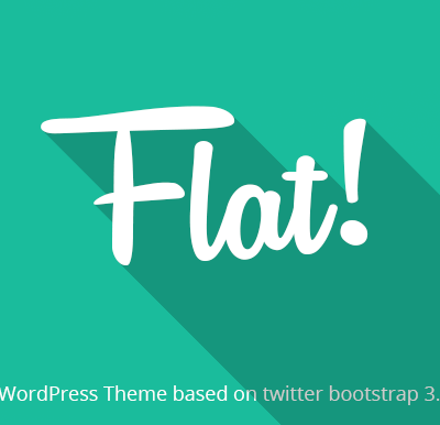 flat wordpress theme